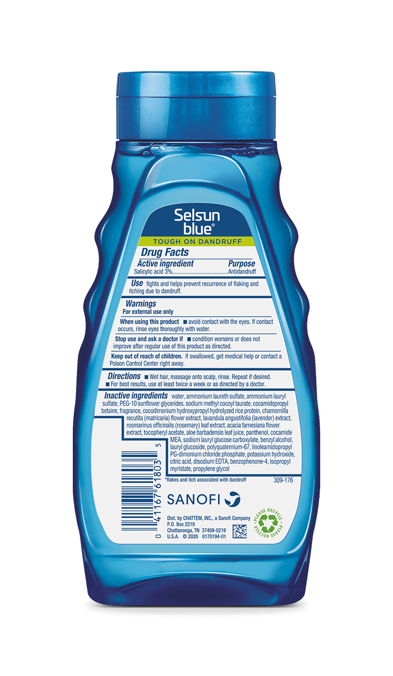 Naturals Dry Scalp Antidandruff Shampoo | Selsun blue®