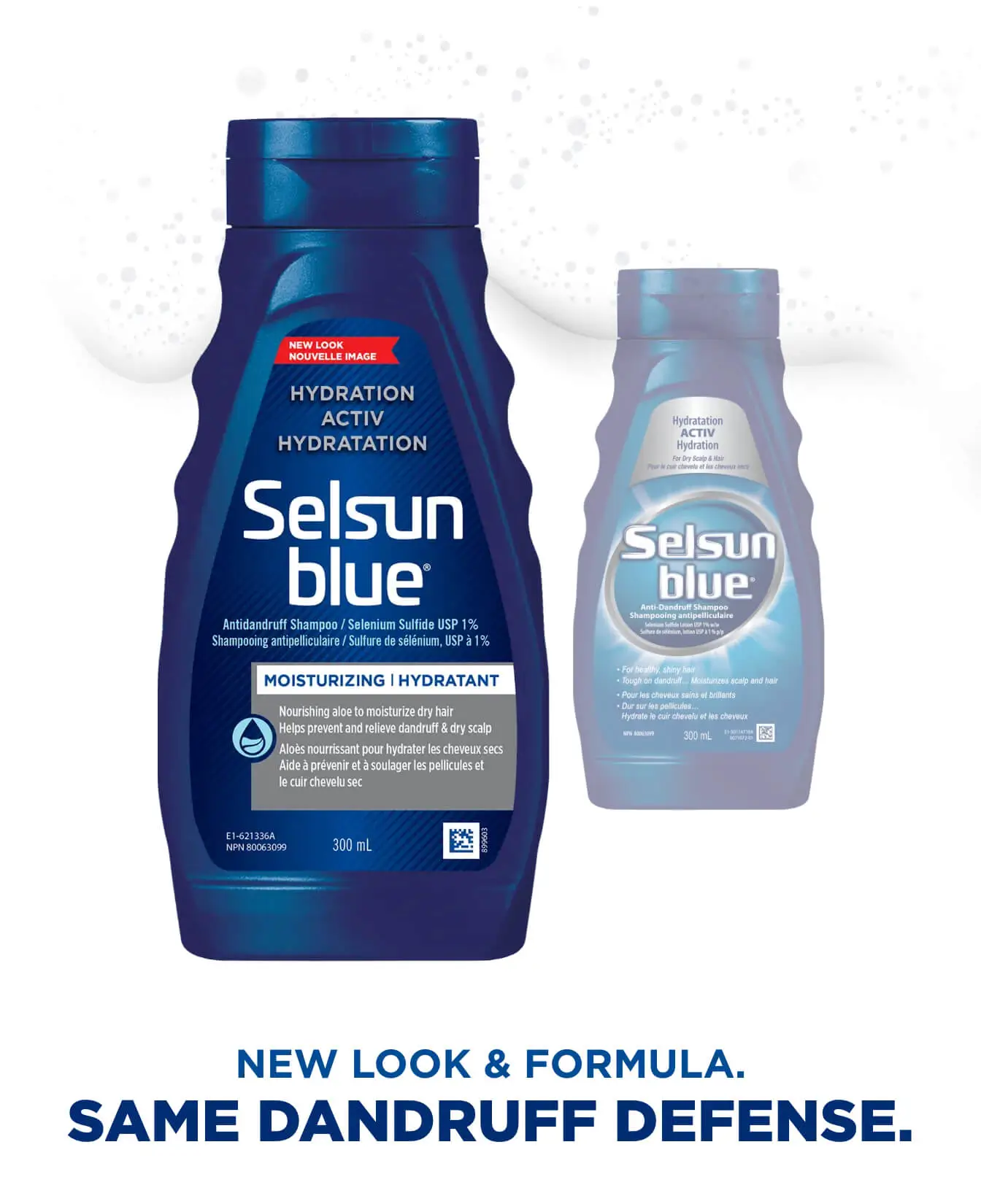 Front of ACTIV Hydration Antidandruff Shampoo Bottle