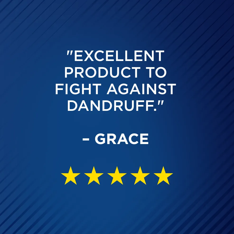 Packaging of Selsun blue® Itchy Dry Scalp Antidandruff Shampoo bottle and benefit statements.